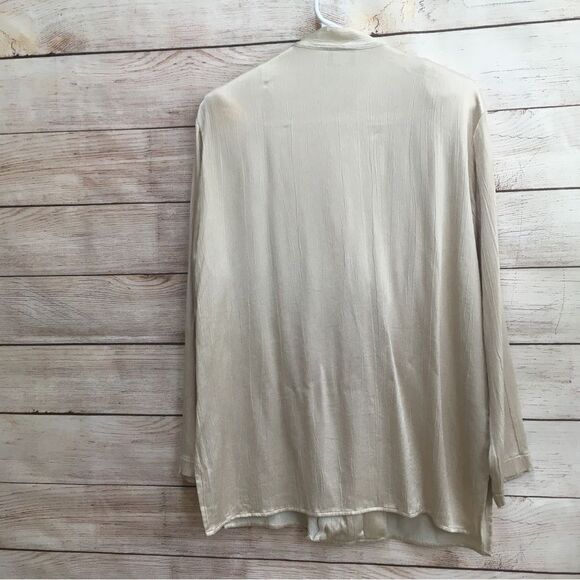 VINTAGE SARA MICHELLE TEXTURED SATINY LOUNGE SET - Picture 7 of 12